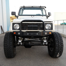 Load image into Gallery viewer, 86-95 Suzuki Samurai Front Bumpers - 2-3 Inch Winch Plate Short Ends Grill Guard Black Powder Coat Low Range Off Road