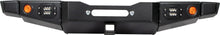 Load image into Gallery viewer, 86-95 Suzuki Samurai Front Bumpers - 2-3 Inch Winch Plate Short Ends with Stubby Ends Black Powder Coat Low Range Off Road