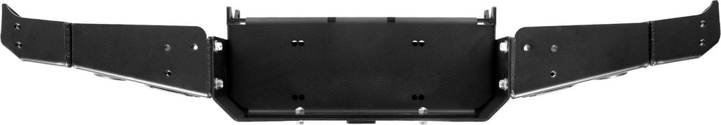 86-95 Suzuki Samurai Front Bumpers - 2-3 Inch Winch Plate Short Ends with Stubby Ends Black Powder Coat Low Range Off Road