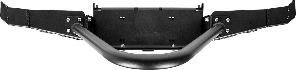 86-95 Suzuki Samurai Front Bumpers - 2-3 Inch Winch Plate Short Ends with Stubby Ends Single Bend Stinger Black Powder Coat Low Range Off Road