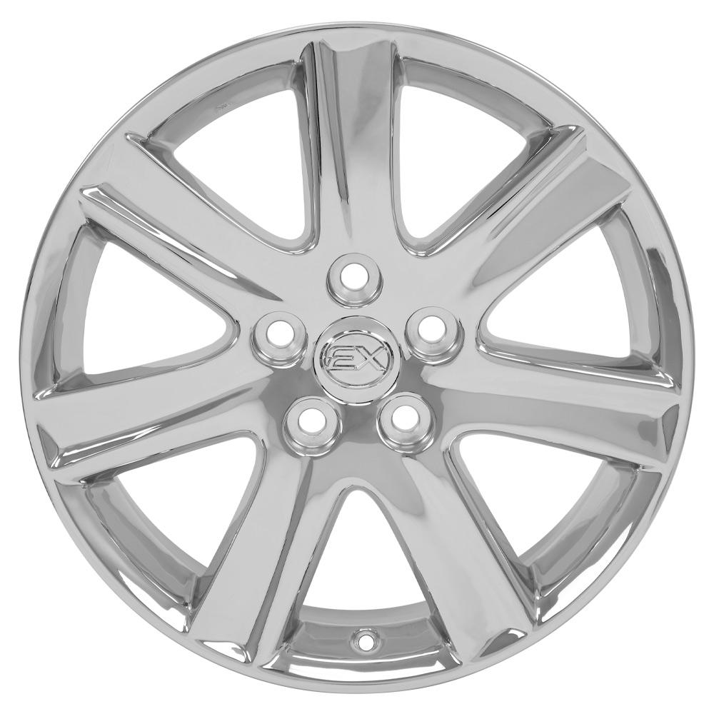 17" Replica Wheel LX12 Fits Lexus ES Rim 17x7 Chrome Wheel