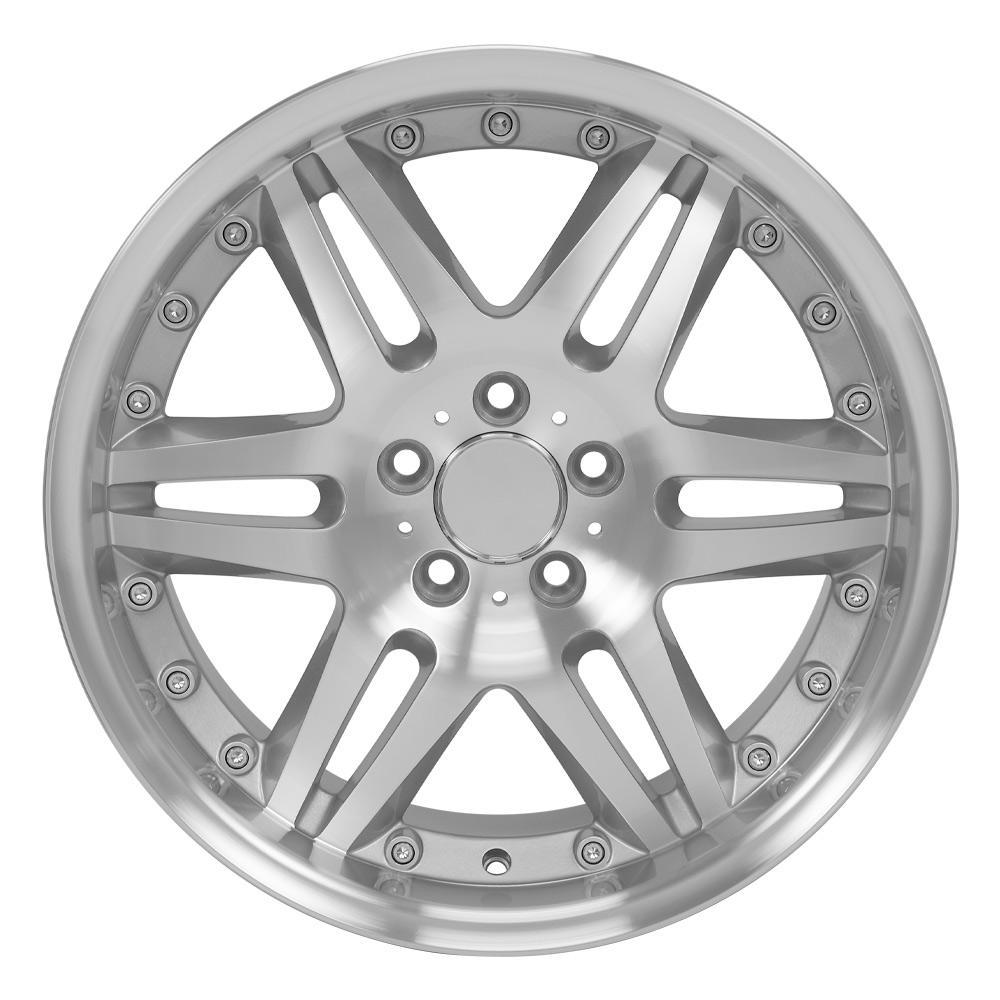 18" Replica Wheel MB09 Fits Mercedes Benz C Class Rim 18x8.5 Silver Wheel