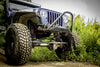 Jeep YJ/TJ Stubby Front Bumper W/Stinger Bare Steel Motobilt