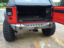 Load image into Gallery viewer, Jeep JK Rear Stubby Bumper 07-18 Wrangler JK Bare Steel Motobilt