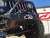 Jeep JK Front Bumper W/Stinger 07-18 Wrangler JK Crusher Series Bare Steel Motobilt