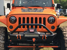 Cargar imagen en el visor de la galería, Jeep JK Front Bumper W/Stinger 07-18 Wrangler JK Crusher Series Bare Steel Motobilt