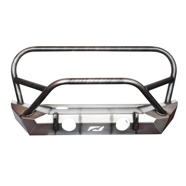 Jeep JK Front Bumper W/Stinger and Grill Hoop 07-18 Wrangler JK The Hammer Series Bare Steel Motobilt