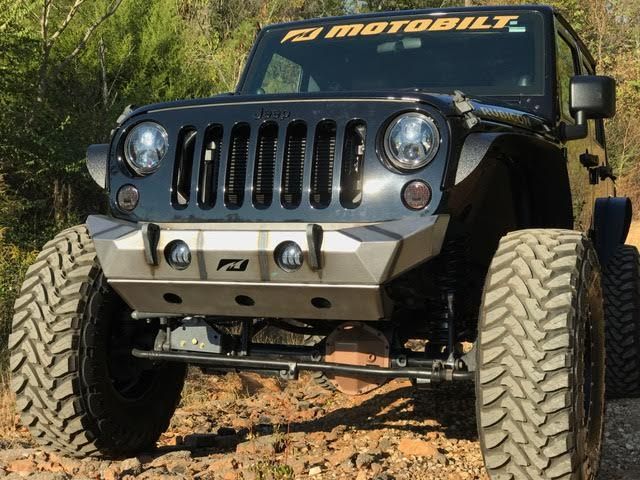 Jeep JK Front Bumper Skid Plate 07-18 Wrangler JK The Hammer Motobilt