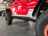 Jeep JK Unilimited Rocker Guards With Step 07-18 Wrangler JK Crusher Series Bare Steel Motobilt