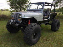 Load image into Gallery viewer, Jeep YJ Rocker Guards For Competition Corners 87-95 Wrangler YJ Bare Steel Motobilt