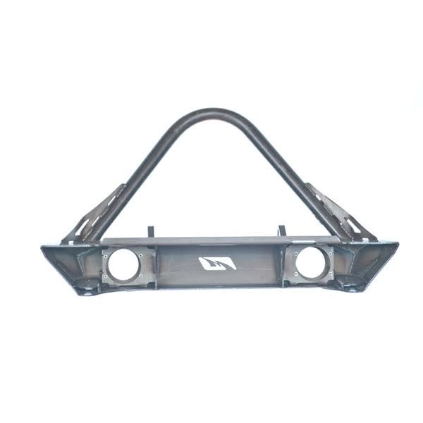 Jeep JK Front Bumper W/Stinger Fog Cutouts 07-18 Wrangler JK Hatchet Series Bare Steel Motobilt