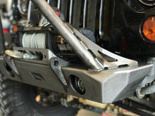 Load image into Gallery viewer, Jeep JK Front Bumper W/Stinger Fog Cutouts 07-18 Wrangler JK Hatchet Series Bare Steel Motobilt