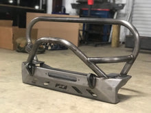 Cargar imagen en el visor de la galería, Jeep YJ TJ LJ Front Bumper W/Grill Hoop and Bull Bar Bare Steel Motobilt