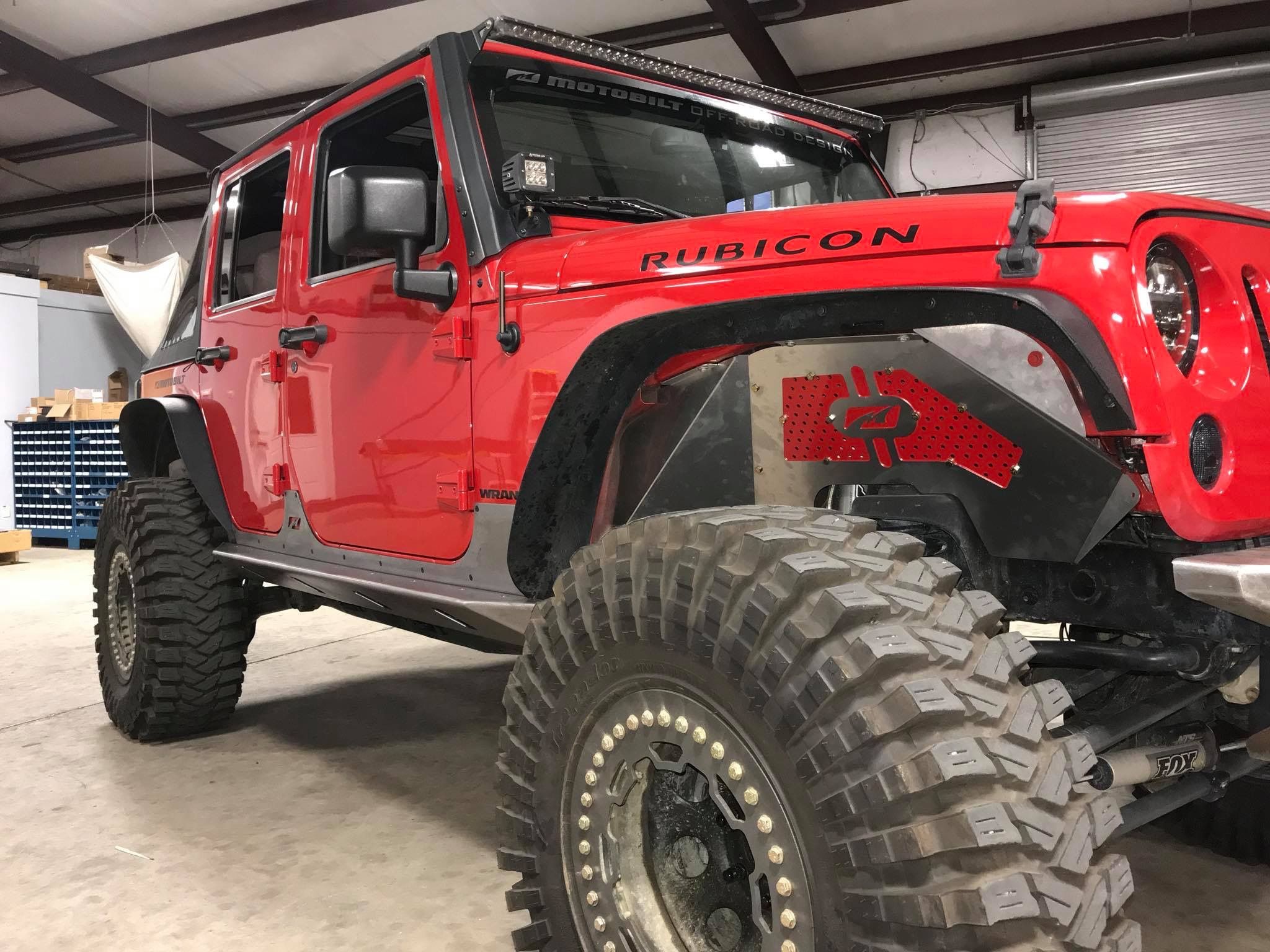 Jeep JK Front Inner Fenders 07-18 Wrangler JK Aluminum Motobilt