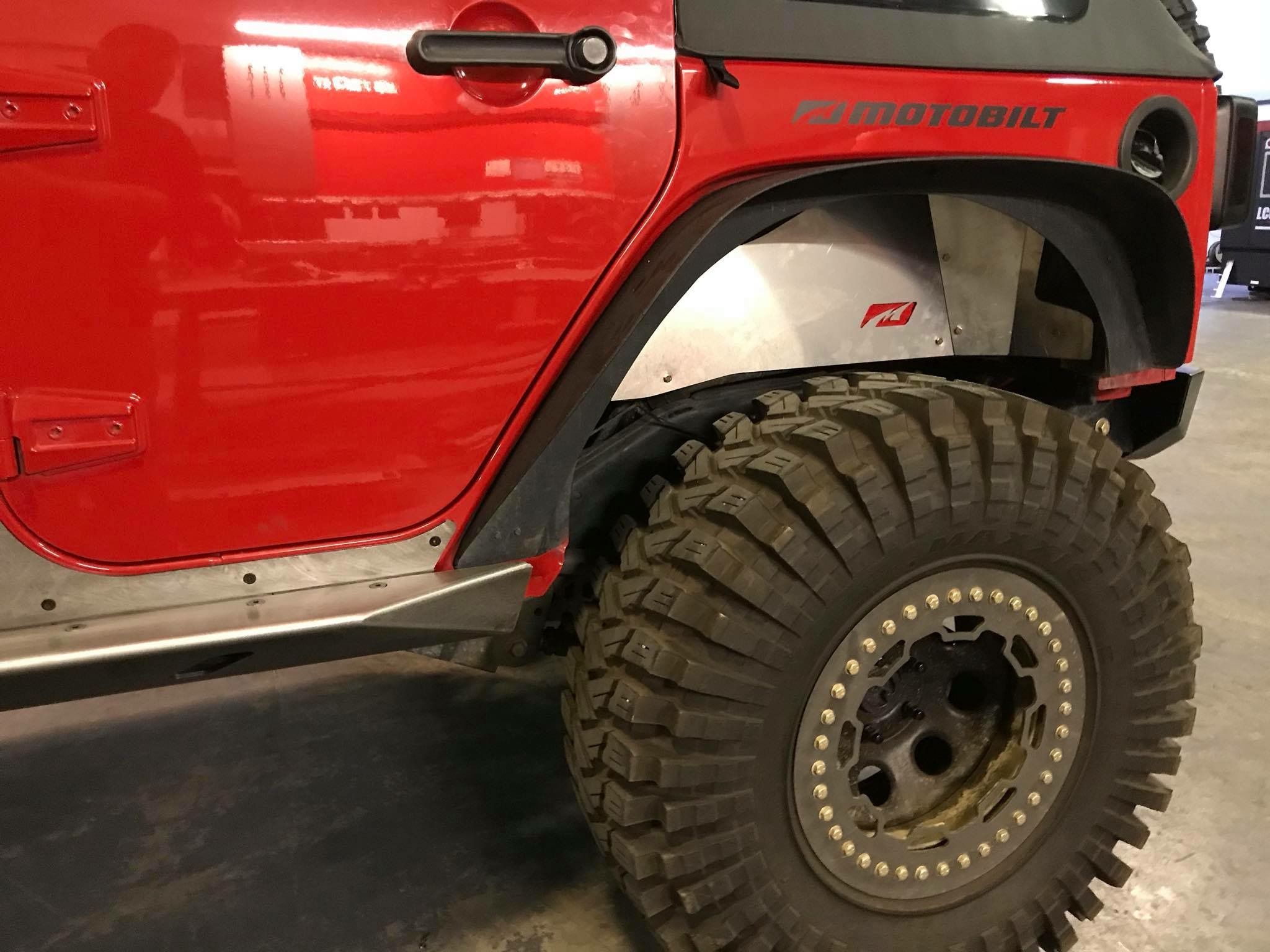 Jeep JK Rear Inner Fenders 07-18 Wrangler JK Aluminum Motobilt