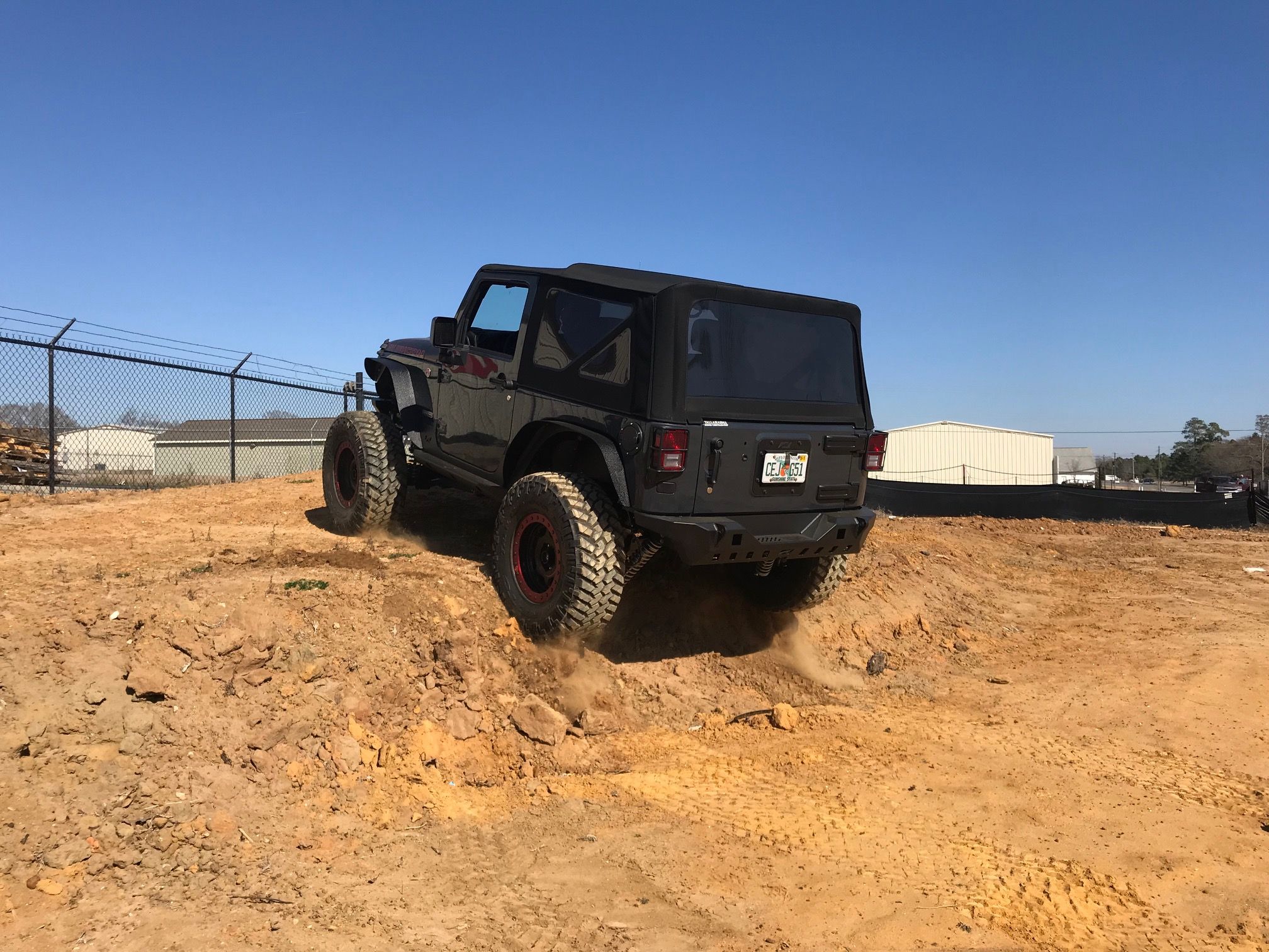 Jeep JK Rear Bumper 07-18 Wrangler JK Crusher Series Bare Steel Motobilt