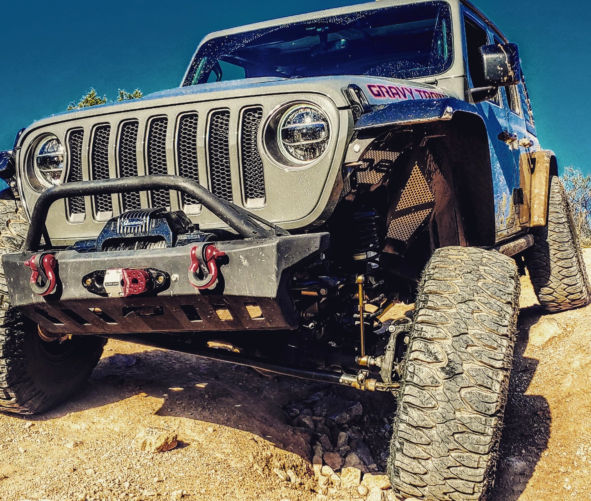 Jeep JL/Gladiator Front Bumper W/Bull Bar Crusher 2018-Present Wrangler JL/Gladiator Motobilt