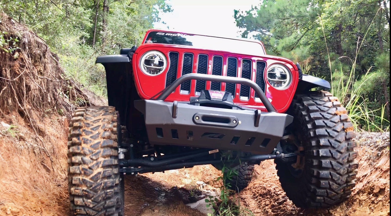 Jeep JL/Gladiator Front Bumper W/Bull Bar Crusher 2018-Present Wrangler JL/Gladiator Motobilt