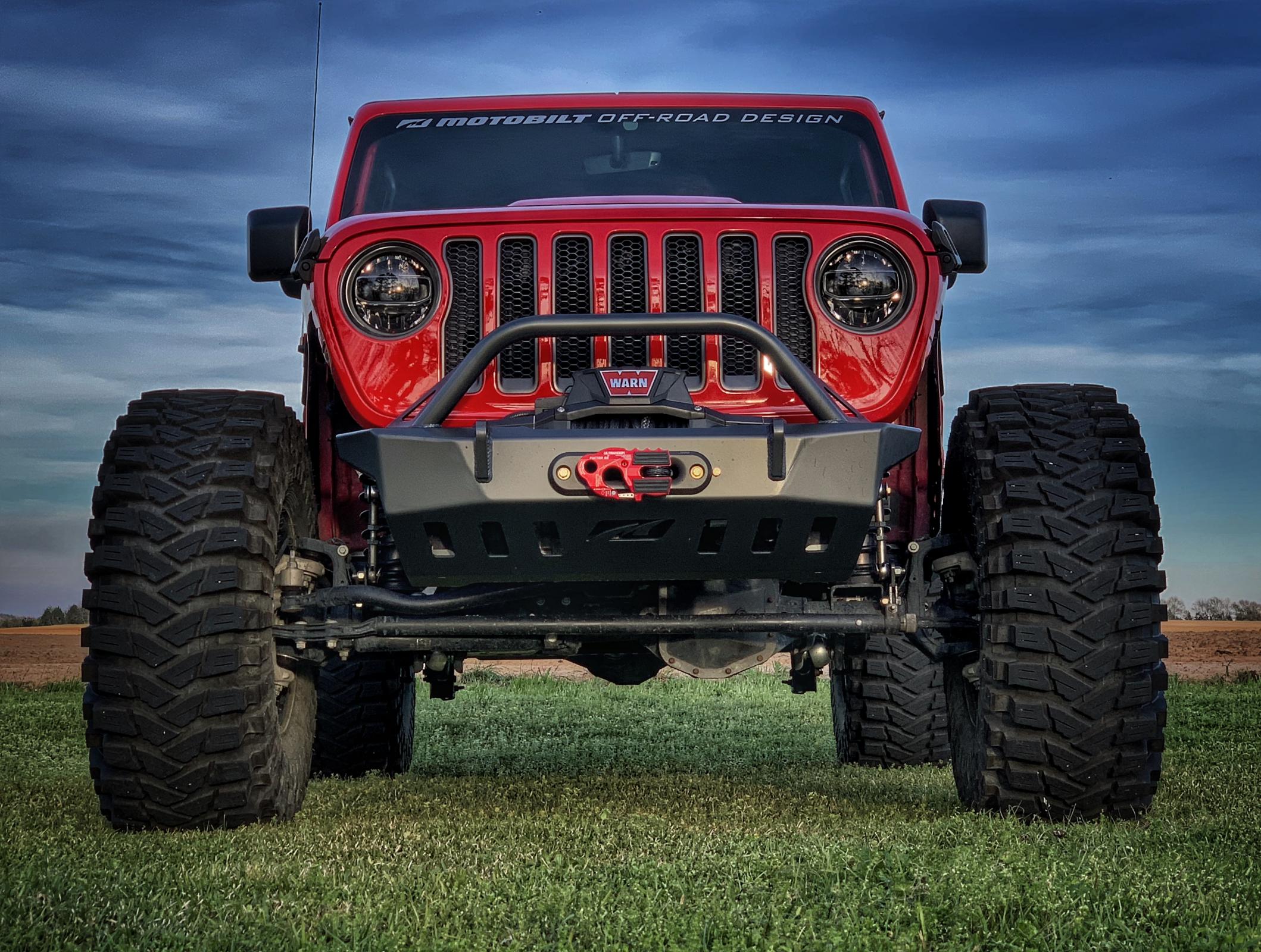 Jeep JL/Gladiator Front Bumper W/Bull Bar Crusher 2018-Present Wrangler JL/Gladiator Motobilt