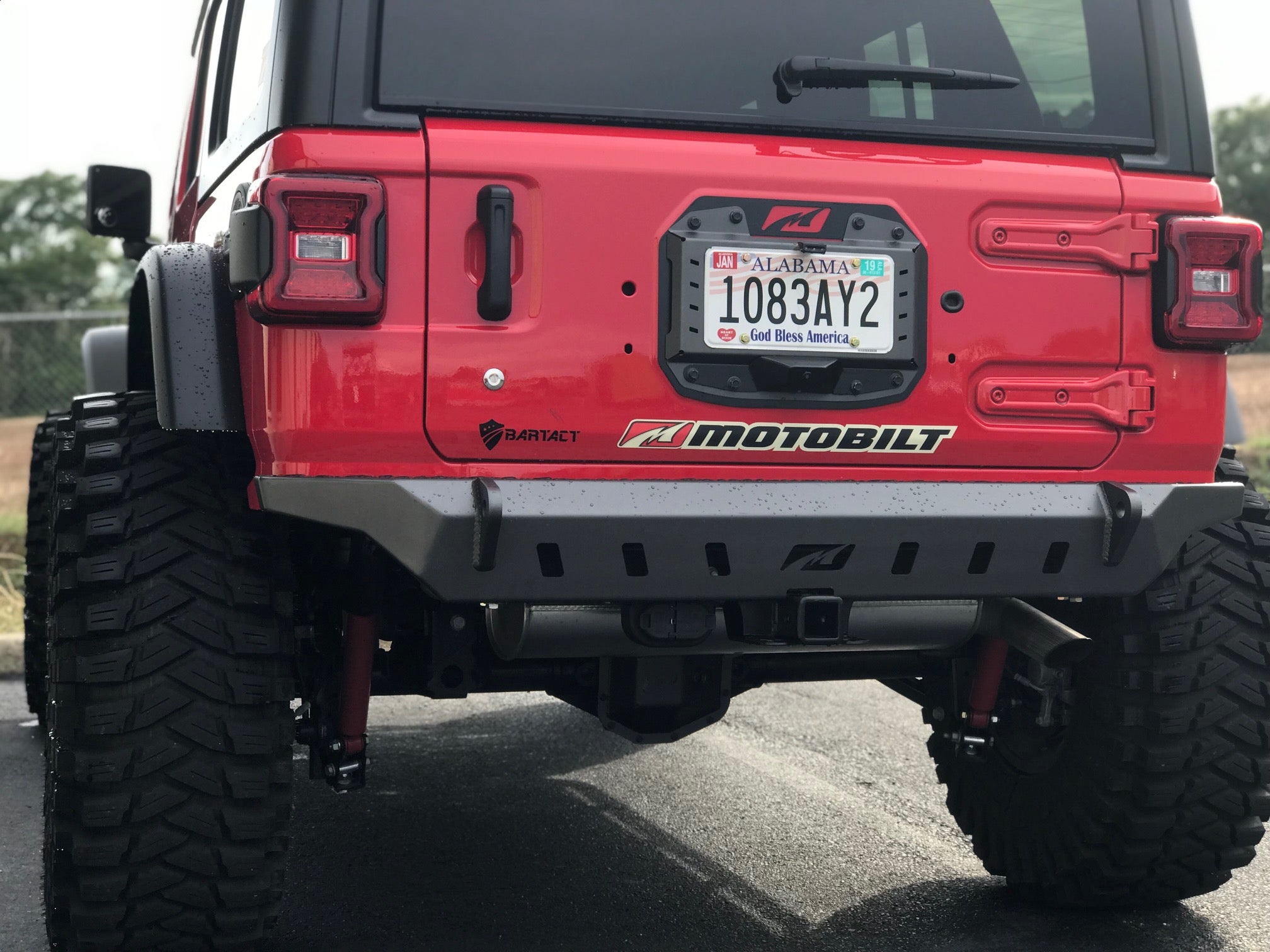 Jeep JL Rear Bumper Crusher No Spare 2018-Pres Wrangler JL Motobilt