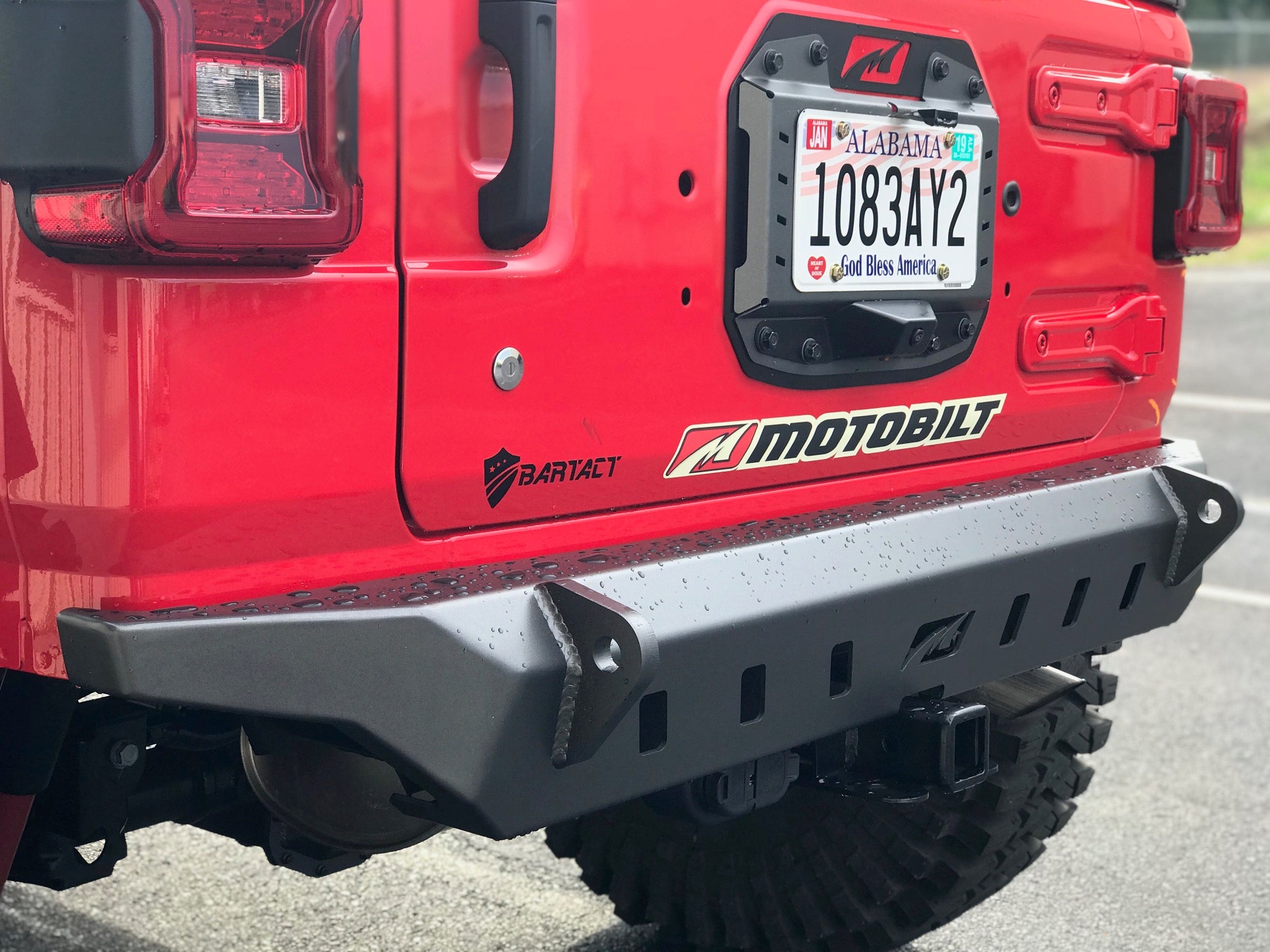 Jeep JL Rear Bumper Crusher No Spare 2018-Pres Wrangler JL Motobilt