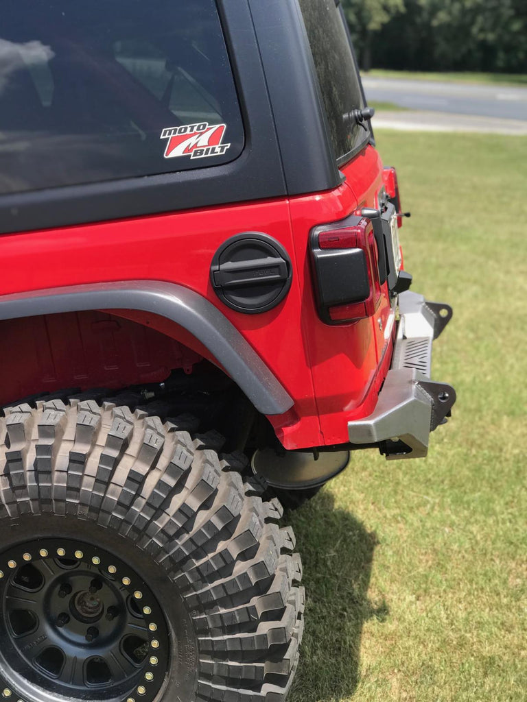 Jeep JL Rear Bumper Crusher With Spare Tire Cut Out 2018-Pres Wrangler JL Motobilt