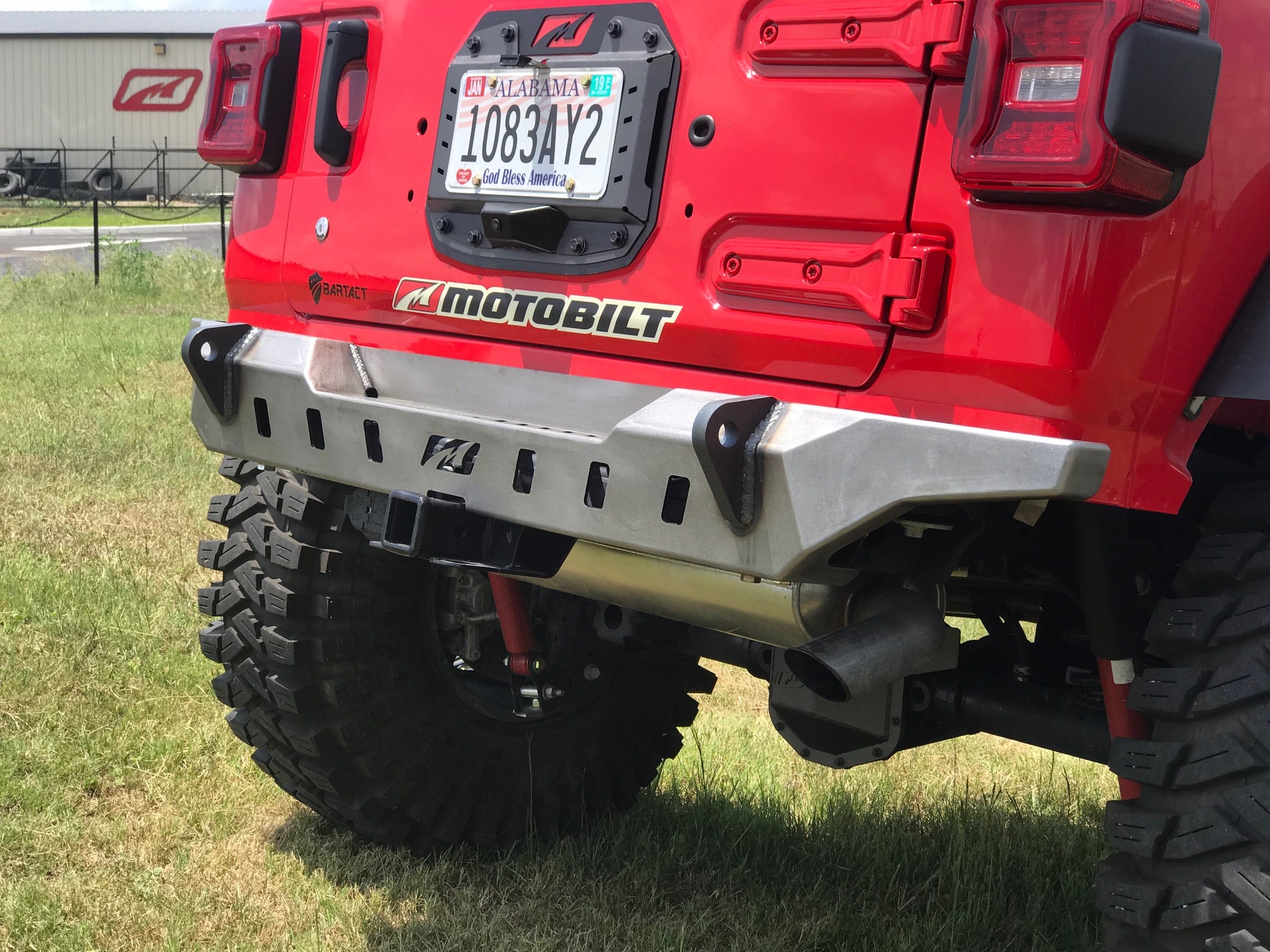 Jeep JL Rear Bumper Crusher With Spare Tire Cut Out 2018-Pres Wrangler JL Motobilt