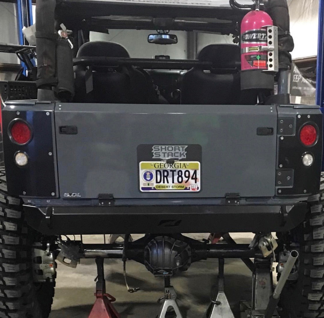 Jeep JK Frame Chop Rear Bumper and Cross Member 07-17 Wrangler JK Motobilt