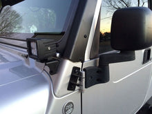 Cargar imagen en el visor de la galería, Jeep TJ A Pillar Light Mounts 97-06 Wrangler TJ/TJ Unlimited Motobilt