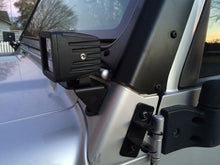Load image into Gallery viewer, Jeep TJ A Pillar Light Mounts 97-06 Wrangler TJ/TJ Unlimited Motobilt
