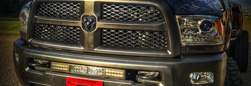 RAM 24 Inch LED Light Bar Mount 13-18 RAM 2500/3500 Motobilt