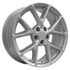 19" Replica Wheel NS20 Fits Nissan Maxima Rim 19x8 Silver Wheel
