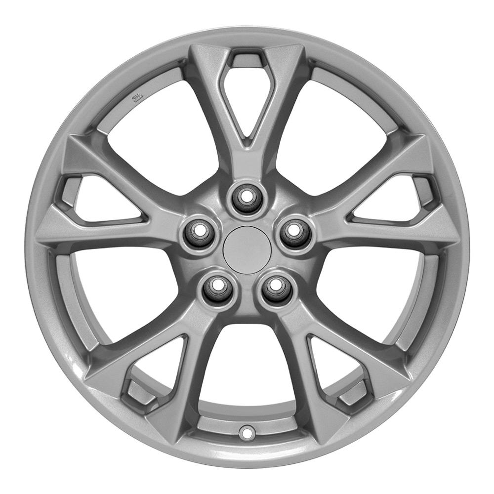 18" Replica Wheel NS21 Fits Nissan Maxima Rim 18x8 Silver Wheel