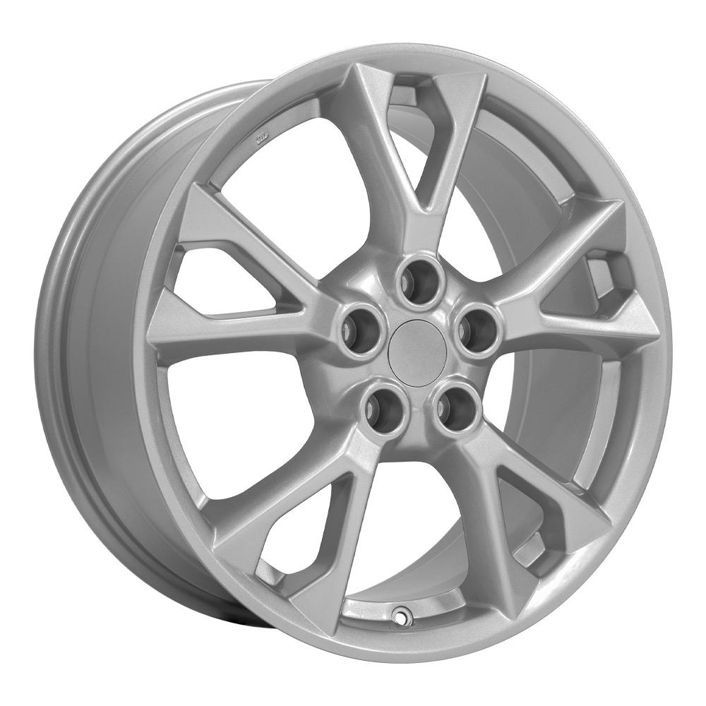 18" Replica Wheel NS21 Fits Nissan Maxima Rim 18x8 Silver Wheel