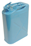 Blue 5-Gallon Steel Water Can w/ Food-Grade Polyurethane Lining; Universal Fit