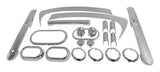 Chrome Finished Plastic Interior Accent Kit for Jeep 07-10 JK Wrangler w/ 2-Dr.