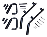 Black Powder Coated Steel F & R Grab Handle Kit for 2007-2018 Jeep JK Wrangler