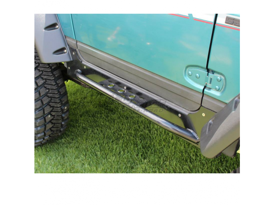 Suzuki Samurai Defiant Armor Rocker Mount Rock Sliders With Tube Step Low Range Off Road