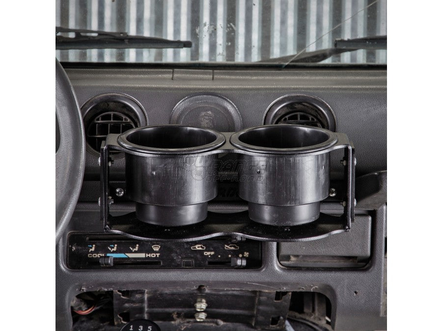 Suzuki Samurai Double Cup Holder with Dash Mount Bracket Low Range Off Road