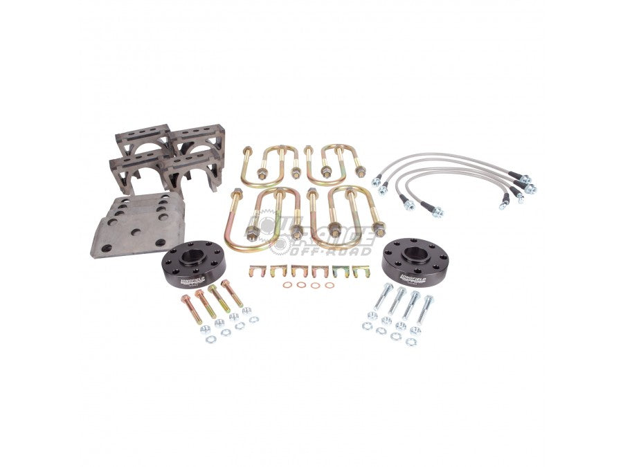 1986-1988.5 Suzuki Samurai Basic Weld-On Spring Over Axle Kit Low Range Off Road