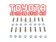 Cargar imagen en el visor de la galería, Toyota Spindle Stud Conversion Kit 79-85 Toyota Solid Axle Pickups and 4Runners Low Range Off Road