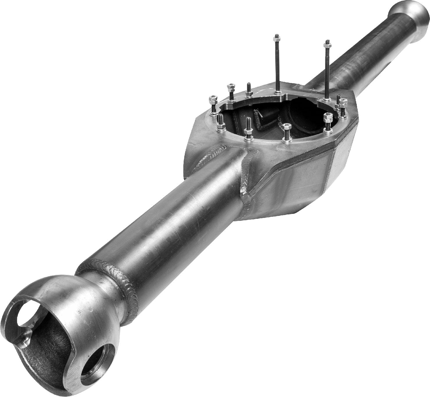 67 Inch WMS Driver Drop Fabricated Front Axle Housing 8 Inch E-locker 3.5 OD, 1/4 Wall Trail Gear