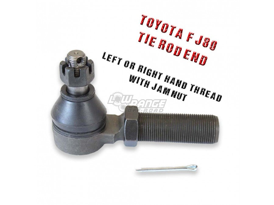 FJ-80 Tie Rod End Left Hand Thread Tie Rod End and Jam Nut Low Range Off Road