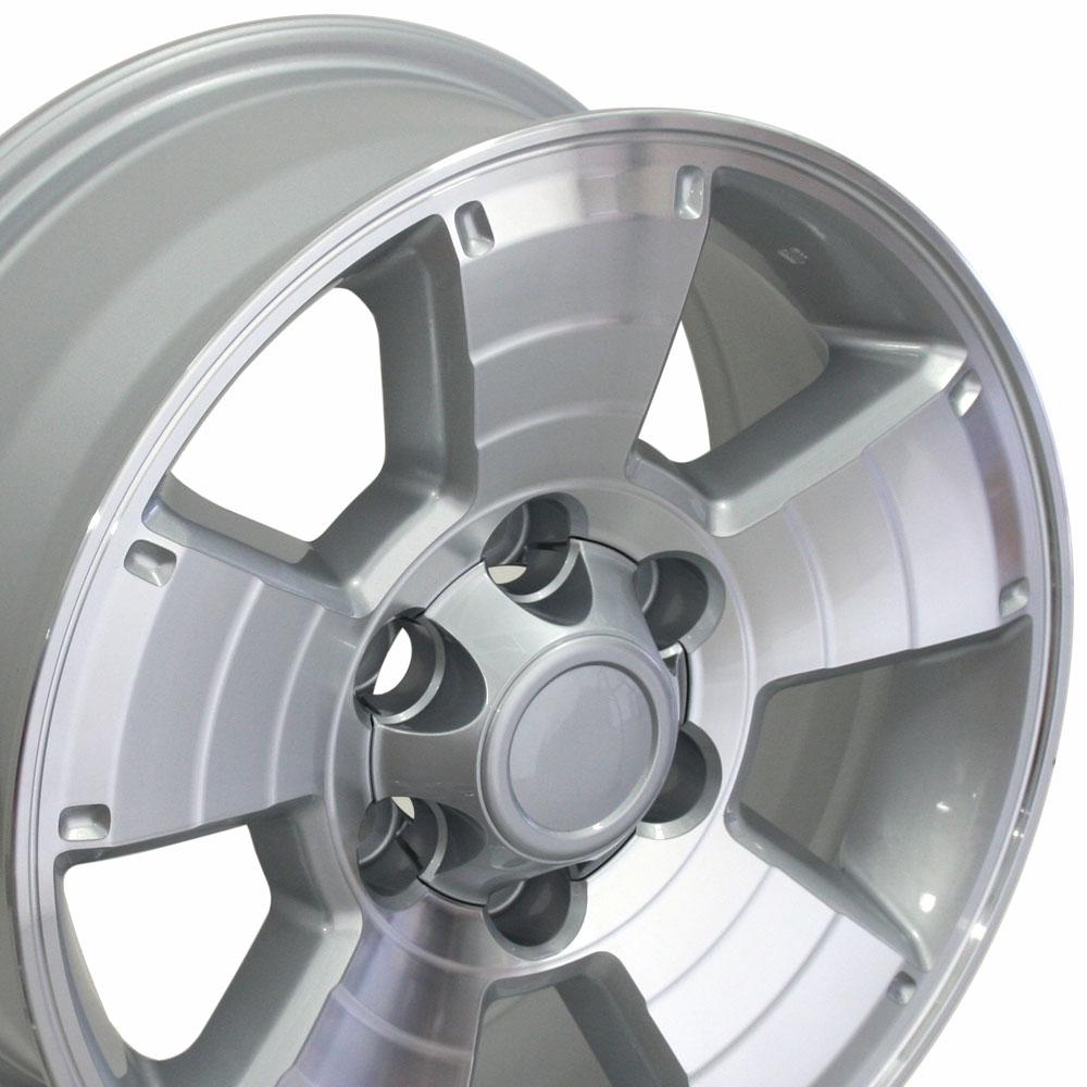 17" Replica Wheel TY09 Fits Toyota 4Runner Rim 17x7.5 Silver Wheel
