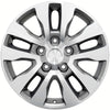 20" Replica Wheel TY11 Fits Toyota Tundra Rim 20x8 Silver Mach'd Wheel