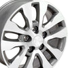 20" Replica Wheel TY11 Fits Toyota Tundra Rim 20x8 Silver Mach'd Wheel