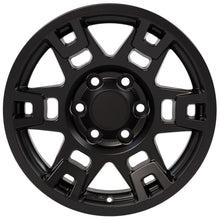 Cargar imagen en el visor de la galería, 17" Replica Wheel TY16 Fits Toyota 4Runner Rim 17x7 Black Wheel