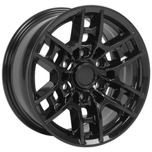 Load image into Gallery viewer, 16&quot; Replica Wheel fits Toyota Tacoma TRD - TY17 Black 16x7