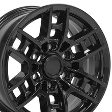 Load image into Gallery viewer, 16&quot; Replica Wheel fits Toyota Tacoma TRD - TY17 Black 16x7