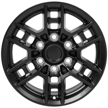 Load image into Gallery viewer, 16&quot; Replica Wheel fits Toyota Tacoma TRD - TY17 Satin Black 16x7